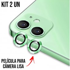 Película de Câmera Lisa iPhone 11/12/12 Mini - Verde